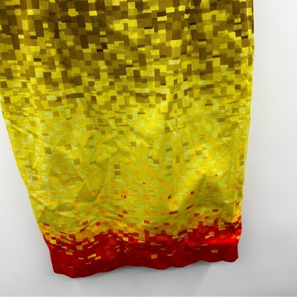 Karen Millen Black Ombre Colorful Block Print Sleeveless Mini Dress Size 4 - Picture 3 of 9